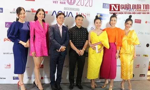 Dàn hậu "khủng" đổ bộ họp báo Bán kết Hoa hậu Việt Nam 2020